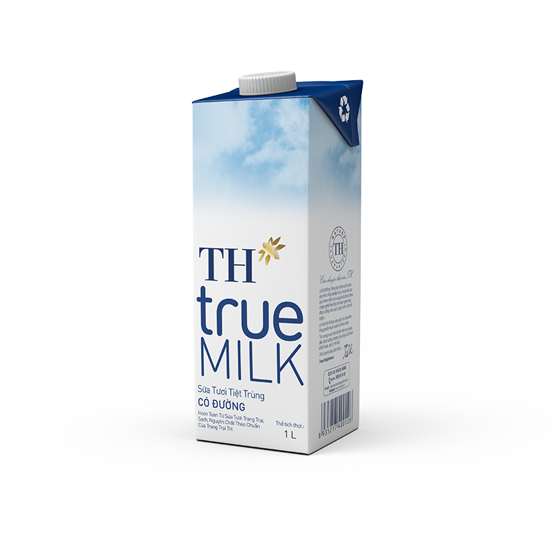 Sữa Tươi Tiệt Trùng Có Đường TH true MILK 1 L