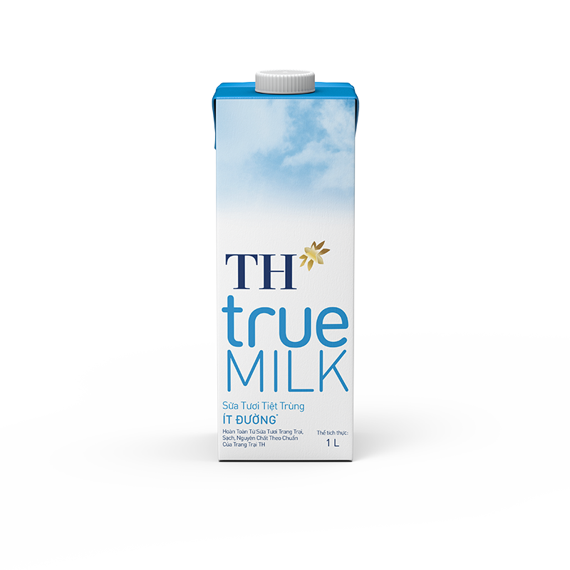 Sữa Tươi Tiệt Trùng Ít Đường TH true MILK 1 L