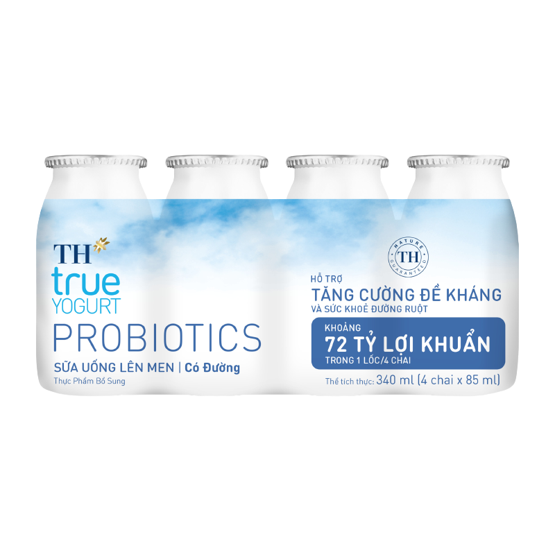 Sữa Uống Lên Men có đường TH true YOGURT Probiotics