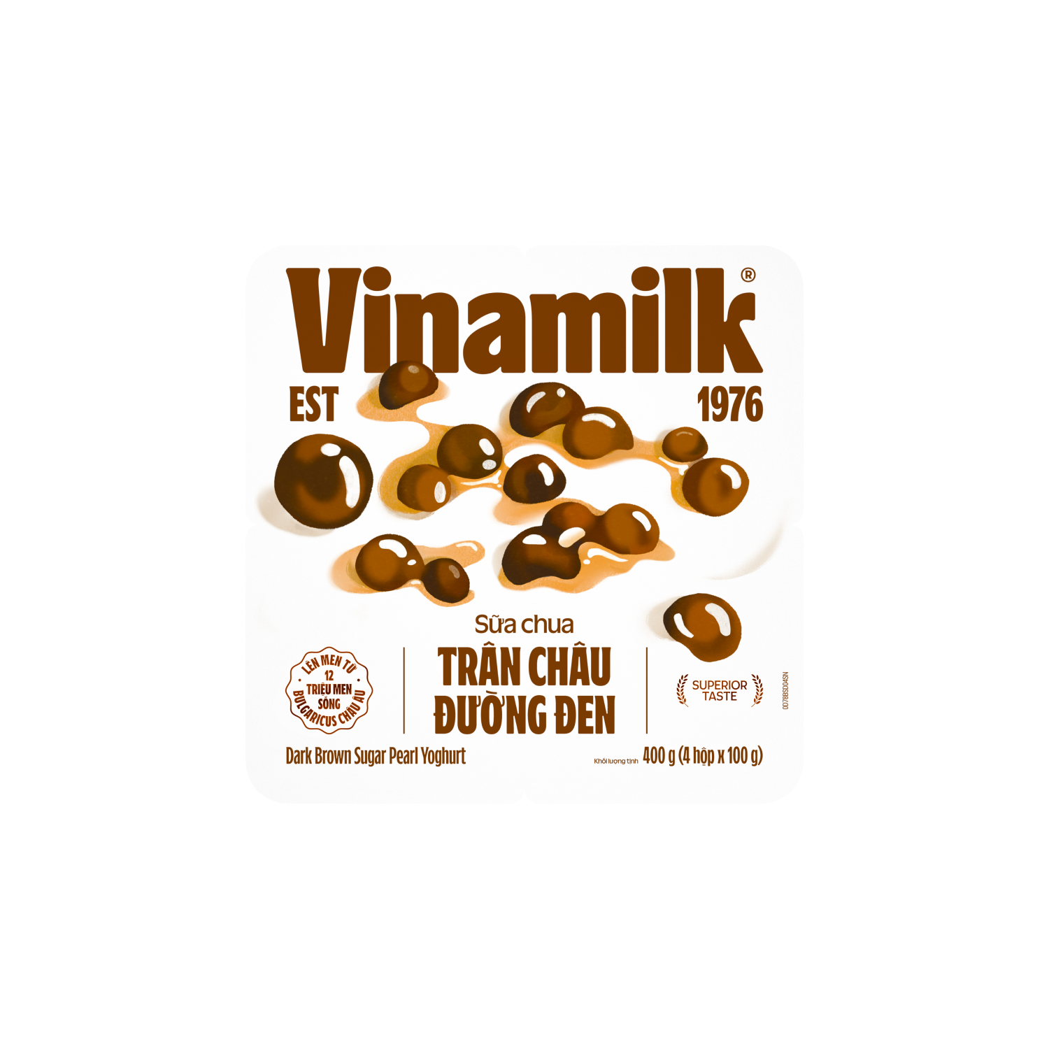 Sữa chua ăn Vinamilk Trân Châu Đường Đen