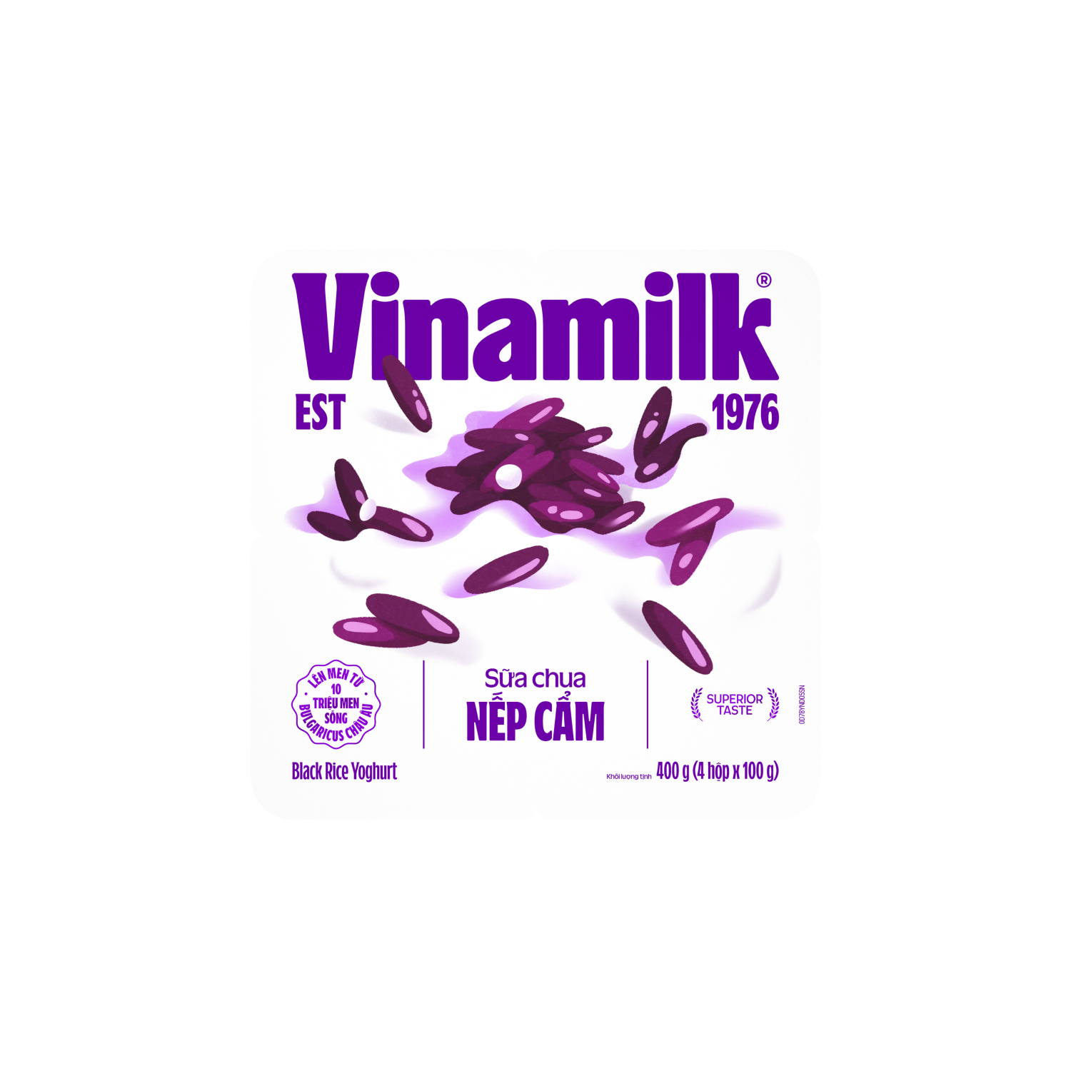 Sữa chua ăn Vinamilk Nếp Cẩm