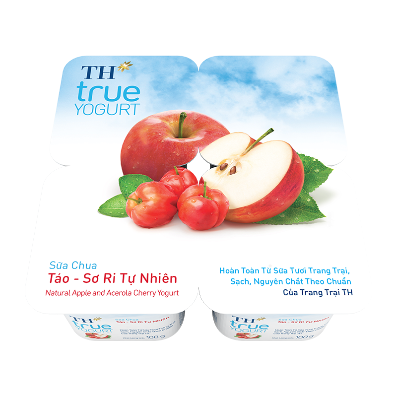 SỮA CHUA ĂN TÁO – SƠ RI TỰ NHIÊN TH true YOGURT